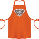 Koala Bear Head Cotton Apron 100% Organic Orange