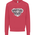 Koala Bear Head Kids Sweatshirt Jumper Heliconia