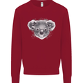 Koala Bear Head Kids Sweatshirt Jumper Red