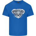 Koala Bear Head Kids T-Shirt Childrens Royal Blue
