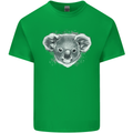 Koala Bear Head Mens Cotton T-Shirt Tee Top Irish Green