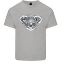 Koala Bear Head Mens Cotton T-Shirt Tee Top Sports Grey