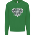 Koala Bear Head Mens Sweatshirt Jumper Irish Green