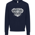 Koala Bear Head Mens Sweatshirt Jumper Navy Blue