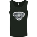 Koala Bear Head Mens Vest Tank Top Black