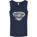 Koala Bear Head Mens Vest Tank Top Navy Blue