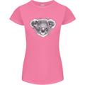 Koala Bear Head Womens Petite Cut T-Shirt Azalea