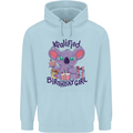 Koalified Birthday Girl 3rd 4th 5th 6th 7th 8th 9th Childrens Kids Hoodie Light Blue