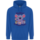 Koalified Birthday Girl 3rd 4th 5th 6th 7th 8th 9th Childrens Kids Hoodie Royal Blue