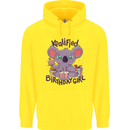 Koalified Birthday Girl 3rd 4th 5th 6th 7th 8th 9th Childrens Kids Hoodie Yellow