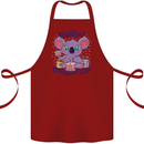 Koalified Birthday Girl 3rd 4th 5th 6th 7th 8th 9th Cotton Apron 100% Organic Maroon