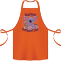 Koalified Birthday Girl 3rd 4th 5th 6th 7th 8th 9th Cotton Apron 100% Organic Orange