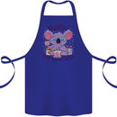 Koalified Birthday Girl 3rd 4th 5th 6th 7th 8th 9th Cotton Apron 100% Organic Royal Blue