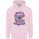 Koalified Birthday Girl 3rd 4th 5th 6th 7th 8th 9th Mens 80% Cotton Hoodie Light Pink
