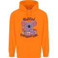 Koalified Birthday Girl 3rd 4th 5th 6th 7th 8th 9th Mens 80% Cotton Hoodie Orange