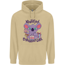 Koalified Birthday Girl 3rd 4th 5th 6th 7th 8th 9th Mens 80% Cotton Hoodie Sand