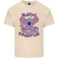Koalified Birthday Girl 3rd 4th 5th 6th 7th 8th 9th Mens Cotton T-Shirt Tee Top Natural
