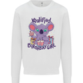 Koalified Birthday Girl 3rd 4th 5th 6th 7th 8th 9th Mens Sweatshirt Jumper White