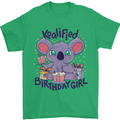 Koalified Birthday Girl 3rd 4th 5th 6th 7th 8th 9th Mens T-Shirt 100% Cotton Irish Green