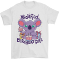 Koalified Birthday Girl 3rd 4th 5th 6th 7th 8th 9th Mens T-Shirt 100% Cotton White