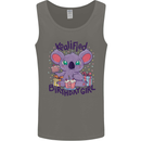 Koalified Birthday Girl 3rd 4th 5th 6th 7th 8th 9th Mens Vest Tank Top Charcoal