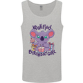 Koalified Birthday Girl 3rd 4th 5th 6th 7th 8th 9th Mens Vest Tank Top Sports Grey