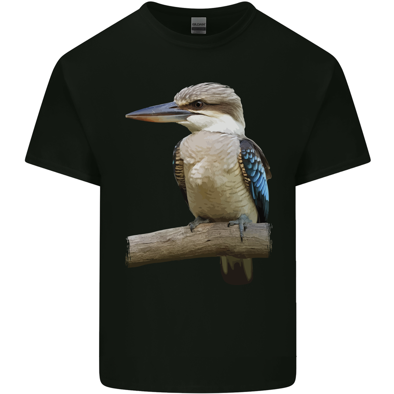 Kookaburra Kingfisher Ornathology Birdwatcher Kids T-Shirt Childrens Black