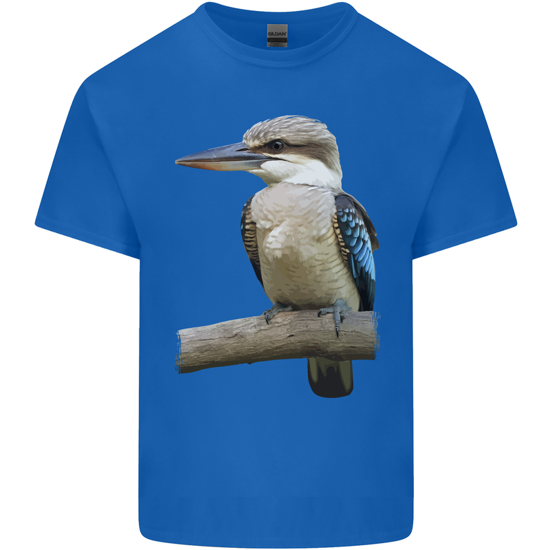 Kookaburra Kingfisher Ornathology Birdwatcher Kids T-Shirt Childrens Royal Blue