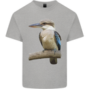 Kookaburra Kingfisher Ornathology Birdwatcher Kids T-Shirt Childrens Sports Grey