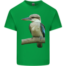 Kookaburra Kingfisher Ornathology Birdwatcher Mens Cotton T-Shirt Tee Top Irish Green