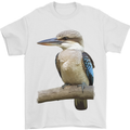 Kookaburra Kingfisher Ornathology Birdwatcher Mens T-Shirt 100% Cotton White