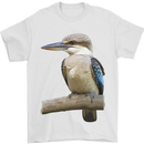 Kookaburra Kingfisher Ornathology Birdwatcher Mens T-Shirt 100% Cotton White
