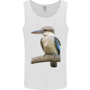 Kookaburra Kingfisher Ornathology Birdwatcher Mens Vest Tank Top White