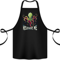 Kraken Release Me Octopus Cthulhu Squid Cotton Apron 100% Organic Black