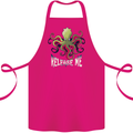 Kraken Release Me Octopus Cthulhu Squid Cotton Apron 100% Organic Pink