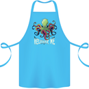 Kraken Release Me Octopus Cthulhu Squid Cotton Apron 100% Organic Turquoise