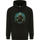 Kraken Under the Ocean Cthulhu Poseidon Childrens Kids Hoodie Black