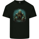 Kraken Under the Ocean Cthulhu Poseidon Kids T-Shirt Childrens Black