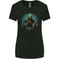 Kraken Under the Ocean Cthulhu Poseidon Womens Wider Cut T-Shirt Black