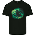 Kraken and Ship Kids T-Shirt Childrens Black