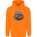Krugers Barber Shop Funny Halloween Childrens Kids Hoodie Orange