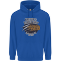 Krugers Barber Shop Funny Halloween Childrens Kids Hoodie Royal Blue