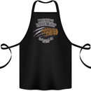 Krugers Barber Shop Funny Halloween Cotton Apron 100% Organic Black