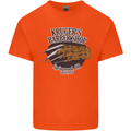 Krugers Barber Shop Funny Halloween Kids T-Shirt Childrens Orange