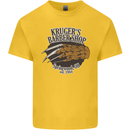Krugers Barber Shop Funny Halloween Kids T-Shirt Childrens Yellow
