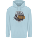 Krugers Barber Shop Funny Halloween Mens 80% Cotton Hoodie Light Blue