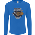 Krugers Barber Shop Funny Halloween Mens Long Sleeve T-Shirt Royal Blue