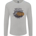 Krugers Barber Shop Funny Halloween Mens Long Sleeve T-Shirt Sports Grey
