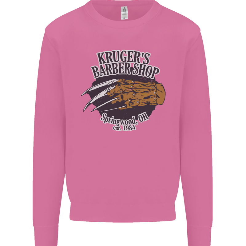Krugers Barber Shop Funny Halloween Mens Sweatshirt Jumper Azalea