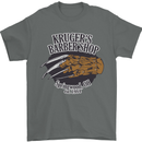 Krugers Barber Shop Funny Halloween Mens T-Shirt 100% Cotton Charcoal
